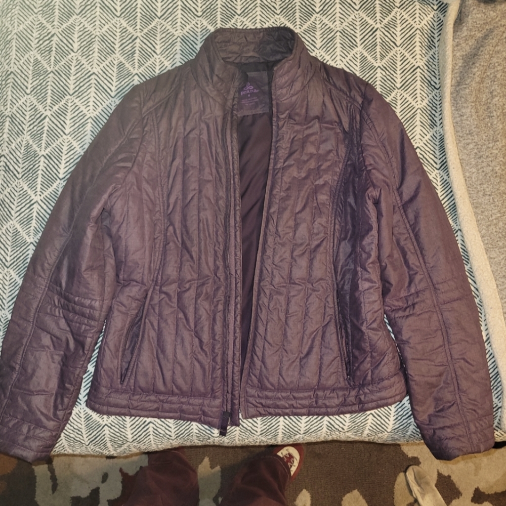 Prana lightweight puffer jacket - purple